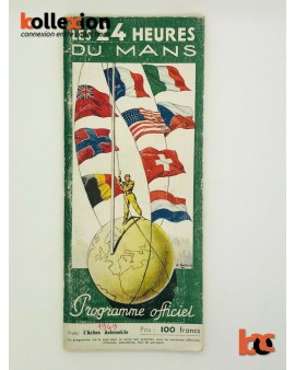 PROGRAMME OFFICIEL 24 Heures du Mans 1949