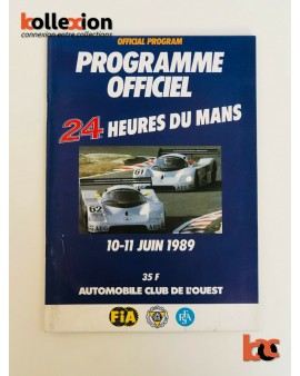 PROGRAMME OFFICIEL 24 Heures du Mans 1989