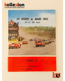 PROGRAMME OFFICIEL 24 Heures du Mans 1965