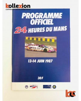 PROGRAMME OFFICIEL 24 Heures du Mans 1987