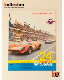 PROGRAMME OFFICIEL 24 Heures du Mans 1968