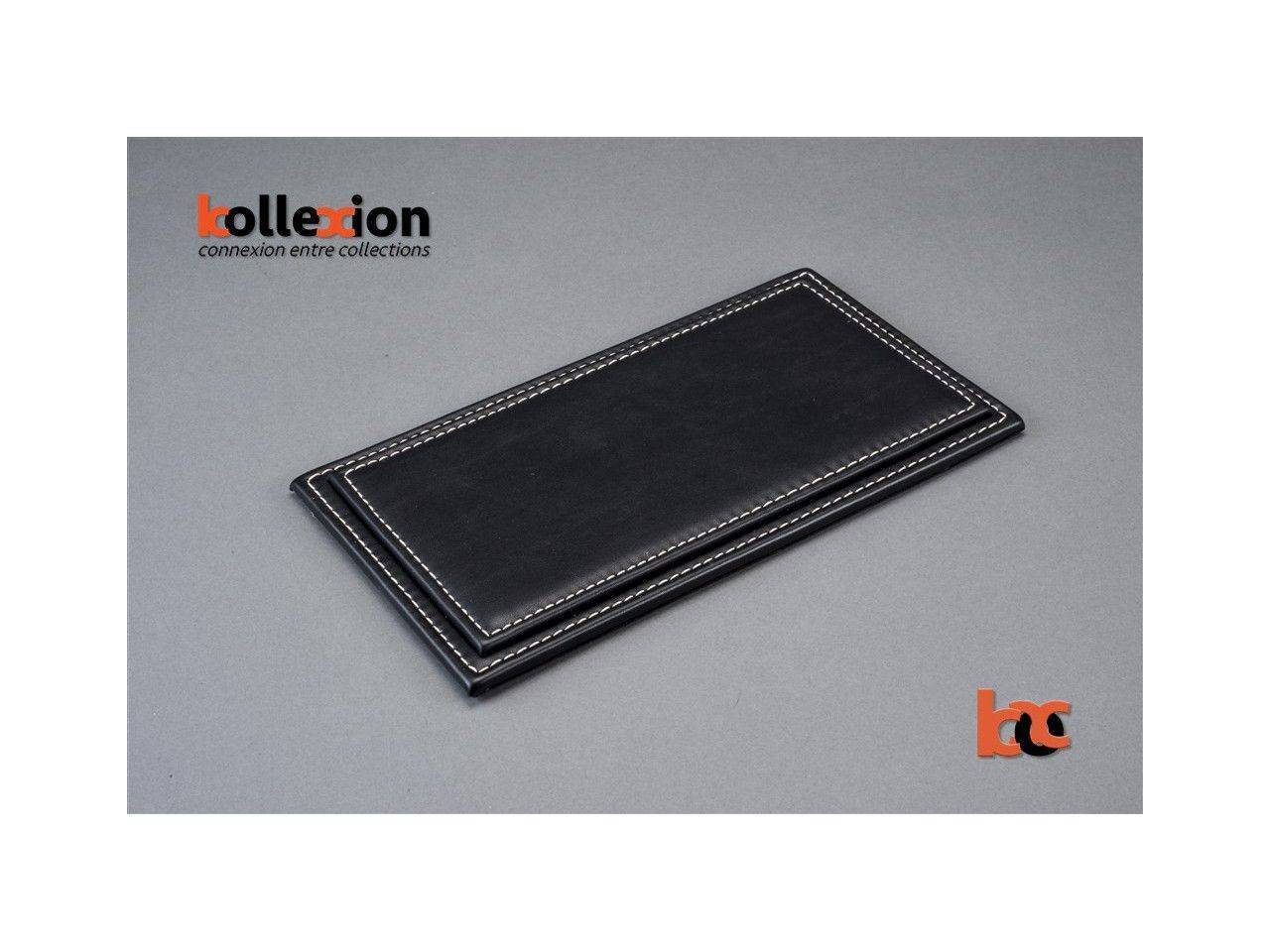 ATLANTIC ATL10013 Vetrina Display Box 1.18 Maranello Base in Pelle Nera - Leather Base 32.5cm x 16.5cm x 12.5cm