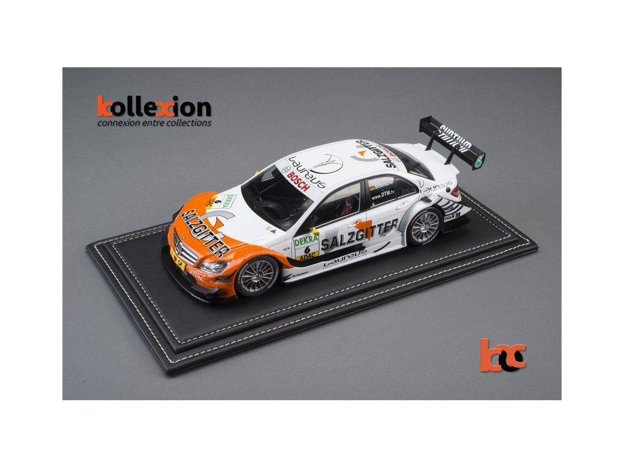 ATLANTIC ATL10013 Vetrina Display Box 1.18 Maranello Base in Pelle Nera - Leather Base 32.5cm x 16.5cm x 12.5cm