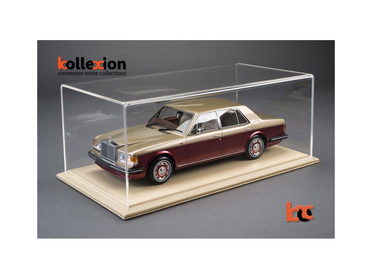 ATLANTIC ATL10014 Vetrina Display Box 1.18 Maranello Base in Pelle - Leather Base 32.5cm x 16.5cm x 12.5cm