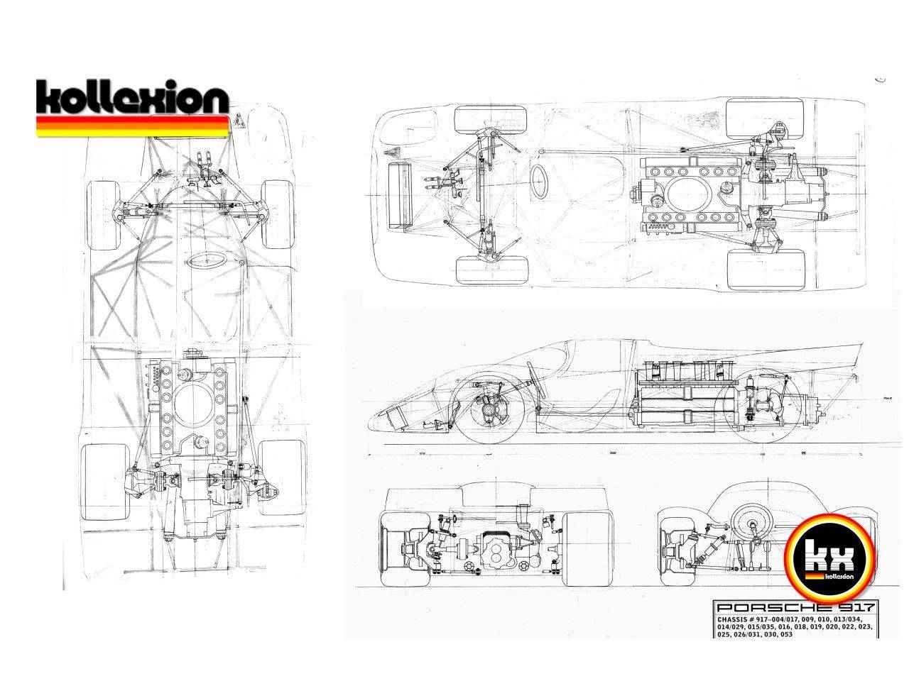 BUILTUP PORSCHE 917K n°20 Le Mans 1970 Jo Siffert - Brian Redman 1/1ex. Ech. 1.5