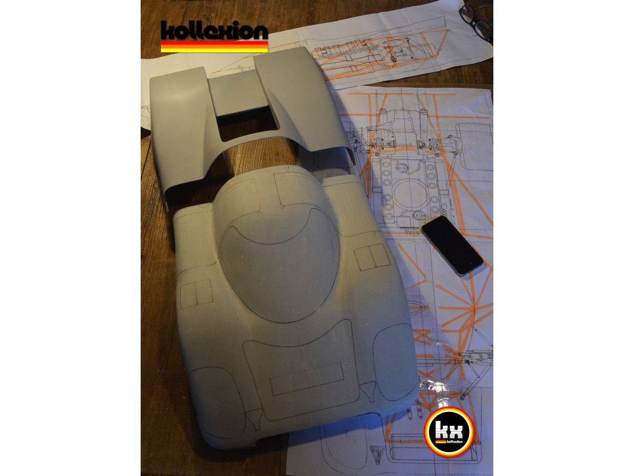 BUILTUP PORSCHE 917K n°20 Le Mans 1970 Jo Siffert - Brian Redman 1/1ex. Ech. 1.5