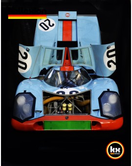 BUILTUP PORSCHE 917K n°20 Le Mans 1970 Jo Siffert - Brian Redman 1/1ex. Ech. 1.5