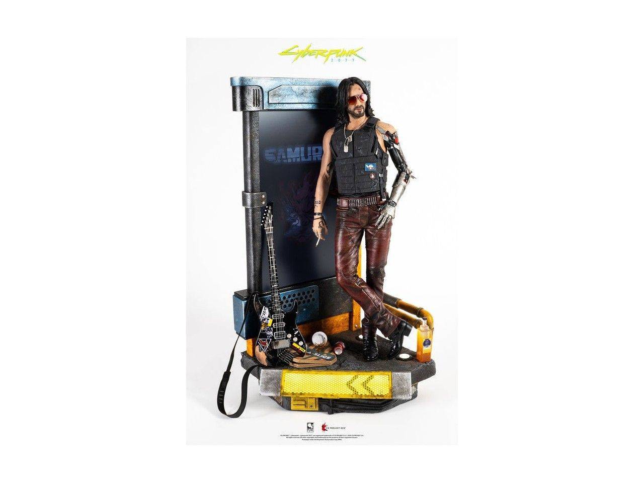 PUREARTS PA007CP CYBERPUNK 2077 Johnny Silverhand Statue Exclusif 1/4