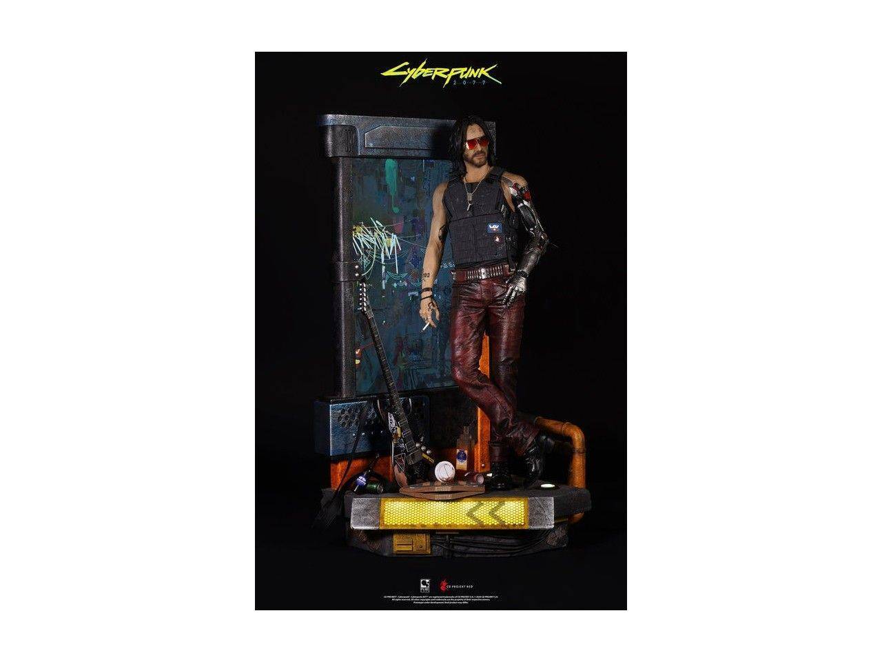 PUREARTS PA007CP CYBERPUNK 2077 Johnny Silverhand Statue Exclusif 1/4
