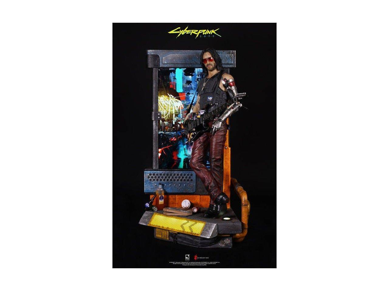 PUREARTS PA007CP CYBERPUNK 2077 Johnny Silverhand Statue Exclusif 1/4