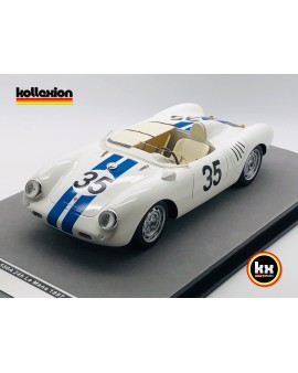 TECNOMODEL TM18-141A PORSCHE 550 A n°35 Le Mans 1957 Hugus - De Beaufort Ed.120ex. 1.18