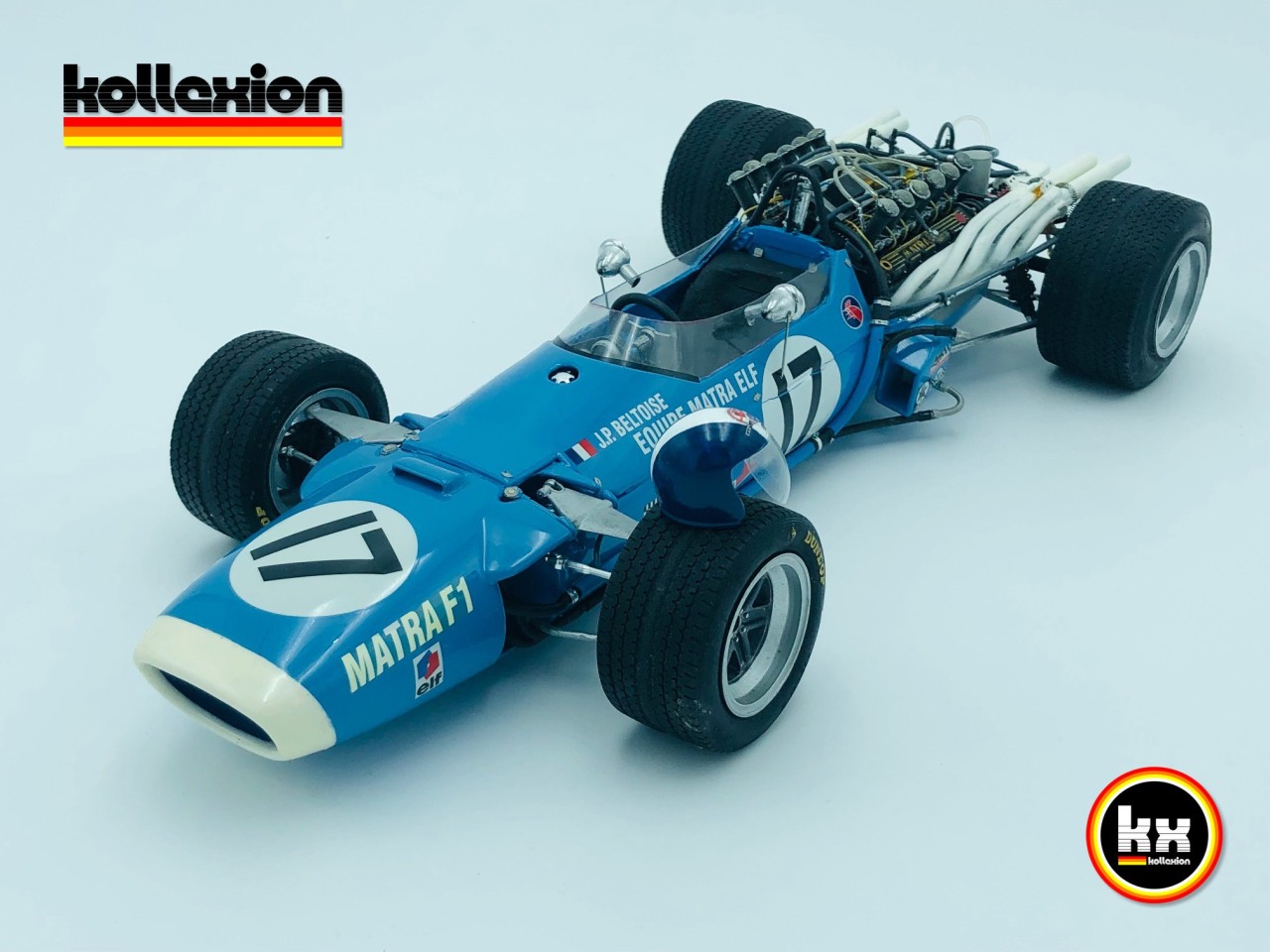 MATRA MS11 V12 n°17 GP F1 Pays Bas 1968 JP Beltoise 1.12 EXCEPTIONAL !