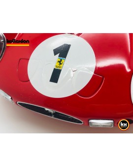 KYOSHO BASE 08431R FERRARI 250 GTO n°1 Winner Montlhery 1962 P. Rodriguez - R. Rodriguez 1.18