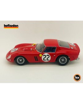 KYOSHO 08432B FERRARI 250 GTO n°22 Le Mans 1962 Blaton - Dernier 1.18